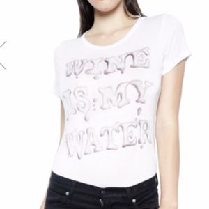 Lauren Moshi "Wine is my water" Tee